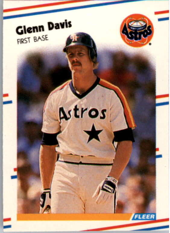 1988 Fleer Mini Baseball Cards 078      Glenn Davis